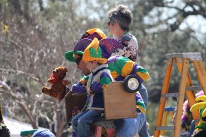 Contrary to popular belief, Mardi Gras is a family affair.