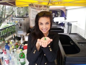 Jenna, the Bartender, & Her Bead Dog