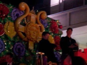 I Swear That's Gary Sinise in That Fuzzy Photo Riding Orpheus Lundi Gras Night