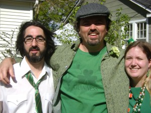 Me With the Tusas At Their Home for The Baton Rouge St. Patrick's Day Parade