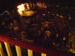 Fuzzy Balcony View of the Courtyard