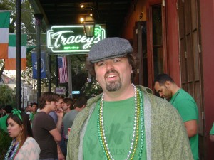 Outside Tracey's Irish Pub