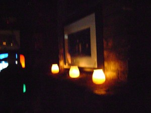 Candle Light Ambiance On Bourbon