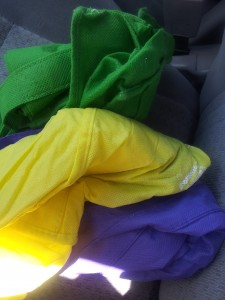 Even My Grocery Bags Are Mardi Gras Colors!