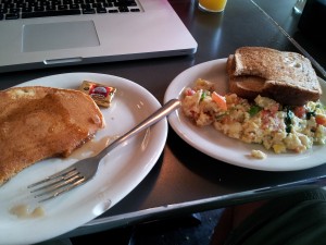 'Da Bomb' & A Sweet Potato Pancake At Slim Goodies: Always Great