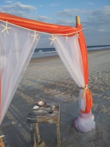 A Spring Break Beach Wedding