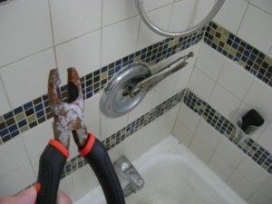 We Graduated From Rusted Pliers to Vice Grib Before The Tub Was Finally Repaired