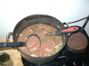 My First Pot Of Red Beans On Monday In New Orleans