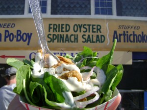 Jazzfest2013 Fried Oyster Salad