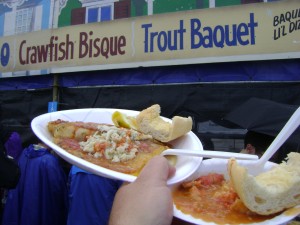 Jazzfest2013 Trout Baquet & Crawfish Bisque