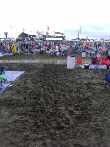 Mud At The Acura Stage: A Sign Of Things To Come