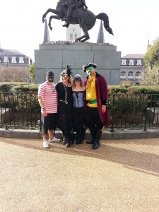 The Pirate Krewe In Jackson Square