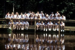 Camp Easter Seals-East Staff  1995: Melvin & I Are Back Center