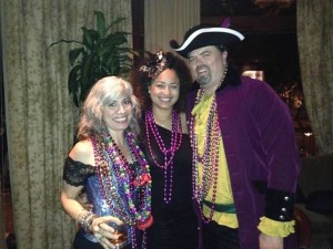 Aimee & I Donning Robin Barnes With Beads During Her Show