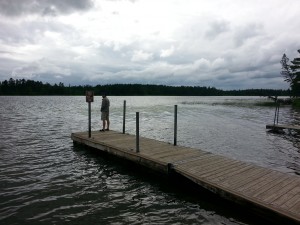 Jesse Looks Out Upon Lake Itasca