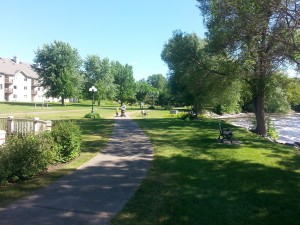 Bucolic Riverfront Park In Little Falls