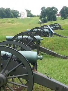 Illinois Monument In The Distance