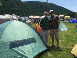 Tents Near The Stage