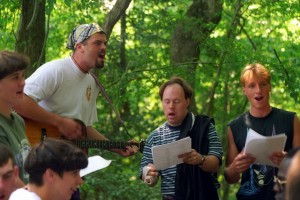Sing-along at Camp Easter Seals-East