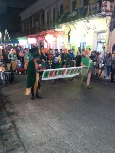 St. Patrick's Parade In The French Quarter