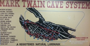 Map Of The Web Like Cavern Passages...No Wonder A Young Twain Got Lost!